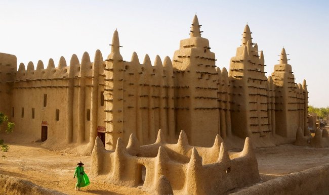 Nhà thờ Hồi giáo lớn (Great Mosque) ở Djenné, Mali