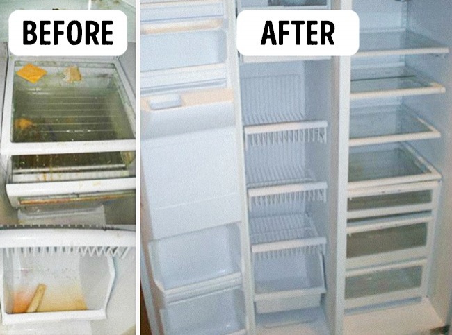 Khử mùi và làm sạch tủ lạnh Khử mùi và làm sạch tủ lạnh