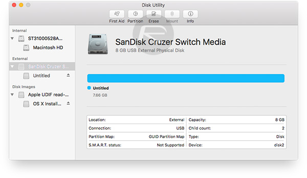 Cách tạo ổ USB cài đặt macOS Sierra 10.12