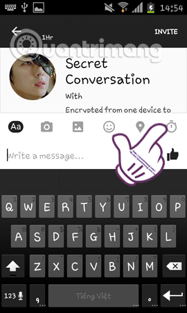 tin nhắn tự hủy trên Facebook Messenger