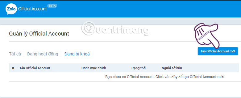 Zalo Official Account