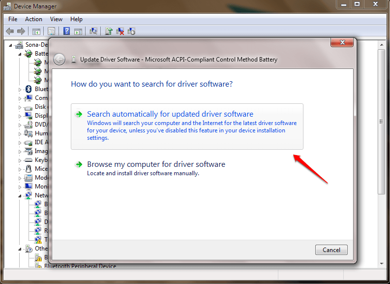 Sửa nhanh lỗi laptop Windows 10 sạc pin không vào