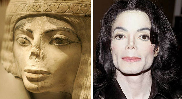 Bức tượng nhân sư Ai Cập 3.000 năm tuổi và Michael Jackson