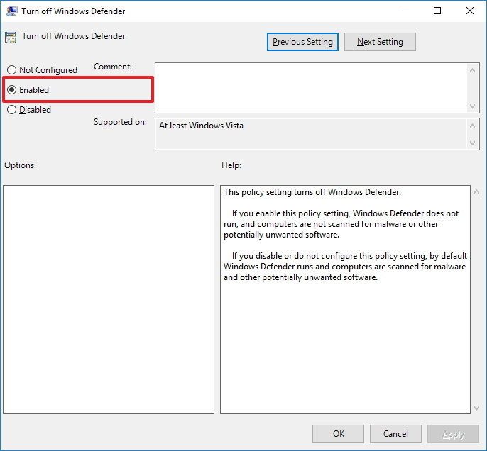 Tắt Windows Defender (Windows Security) trên Windows 10 - Ảnh minh hoạ 3