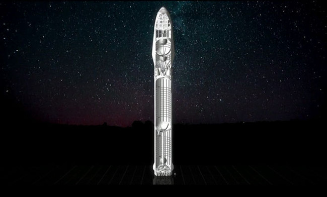 Hình ảnh mô phỏng này bên trong Hệ thống Du hành Xuyên hành tinh SpaceX sẽ gửi con người tới sao Hỏa