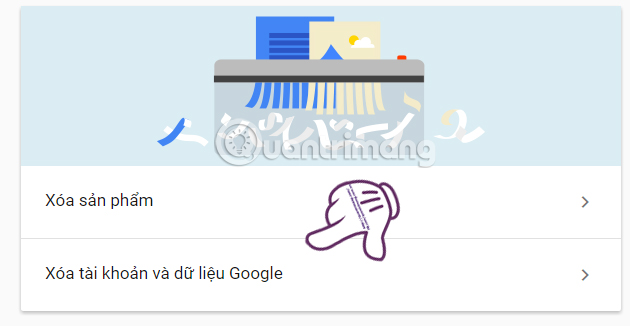 Hướng dẫn xóa tài khoản Google vĩnh viễn