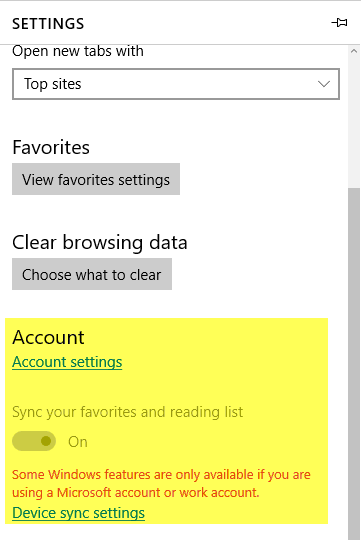 Đồng bộ Bookmark và Reading List trên trình duyệt Microsoft Edge