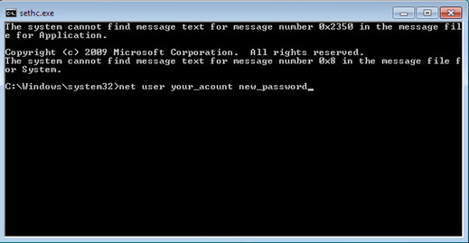 Cách reset mật khẩu Admin trên Windows bằng Sticky Keys