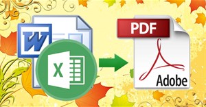 Cách chuyển đổi tài liệu Word sang PDF