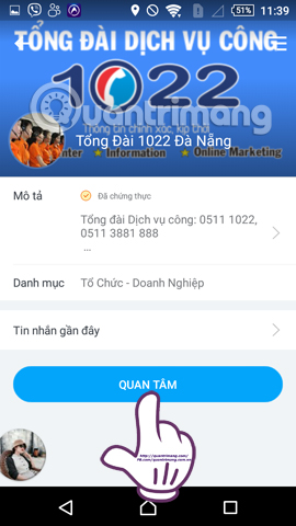 Sử dụng Zalo hiệu quả hơn với 4 dịch vụ cung cấp thông tin
