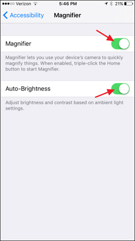 Bạn đã thử dùng tính năng kính lúp trên iOS 10 hay chưa?
