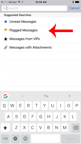 Cách tăng tốc độ tìm kiếm email trên iOS 10