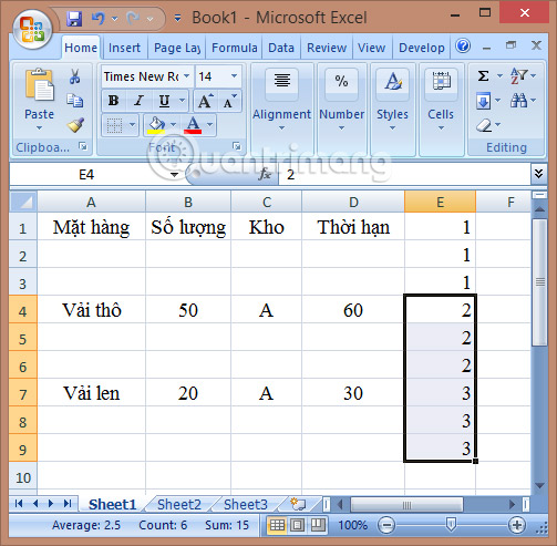Hướng dẫn thêm dòng trống xen kẽ trong Microsoft Excel