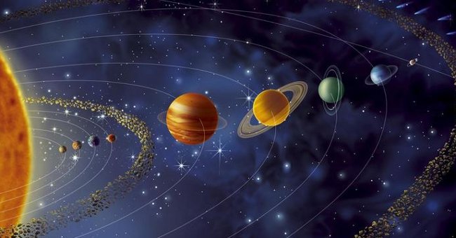 9 hành tinh trong hệ mặt trời
