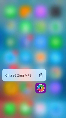 Chia sẻ ứng dụng iOS 10 3D Touch trên iOS 10