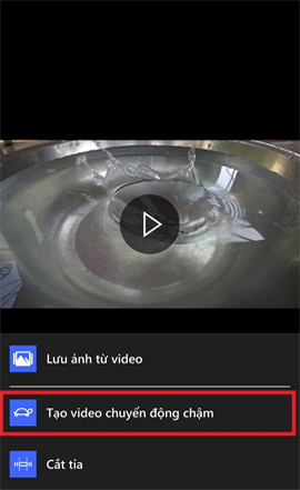 Hướng dẫn quay video Slow Motion trên Windows 10 Mobile