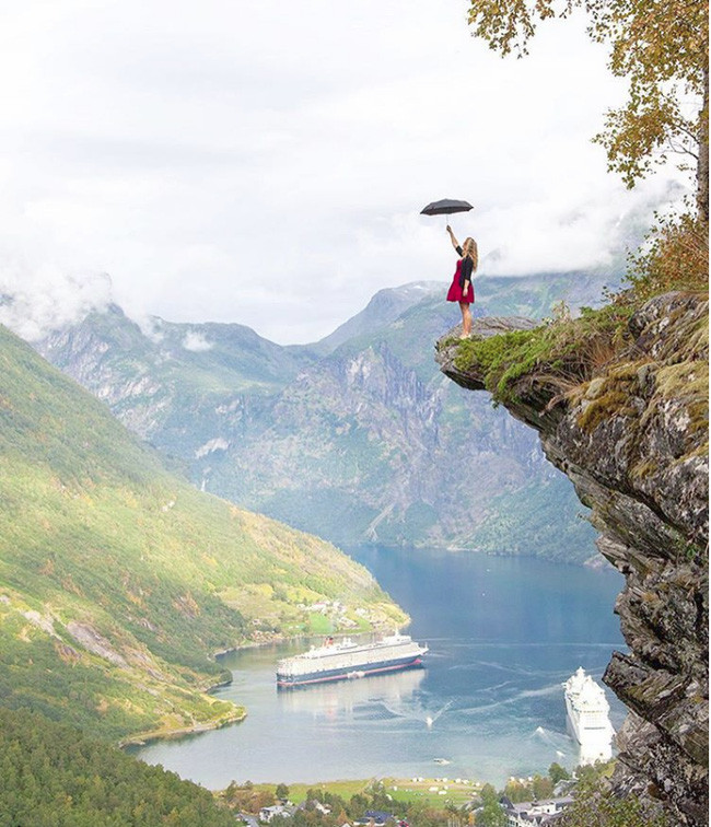 Hình ảnh vịnh Geiranger ở Na Uy Hình ảnh vịnh Geiranger ở Na Uy
