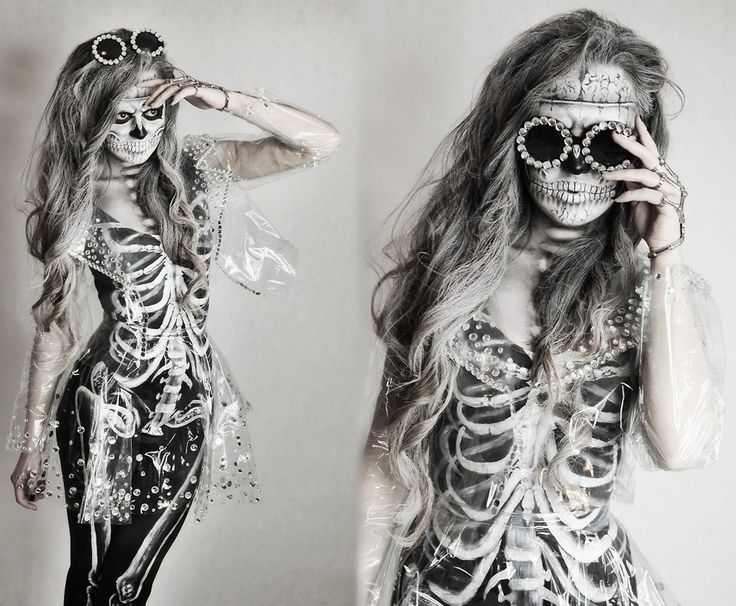 Bộ quần áo in hình xương người 