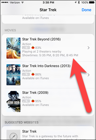 Tìm kiếm từ cần tra trên phim ảnh  Look Up trên iOS 10
