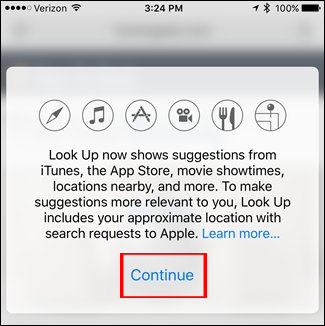 Giới thiệu tính năng Look up iOS 10  Look Up trên iOS 10