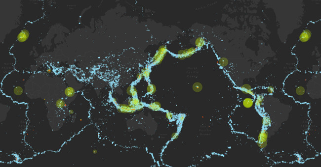 Bản đồ công nghệ mô phỏng núi lửa