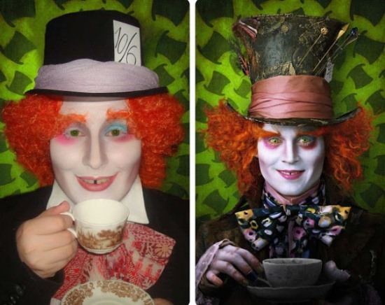 Hóa trang thành chú hề 