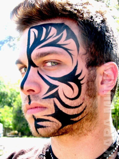 Hóa trang nửa khuôn mặt 