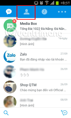 Tạo nhóm chat Zalo