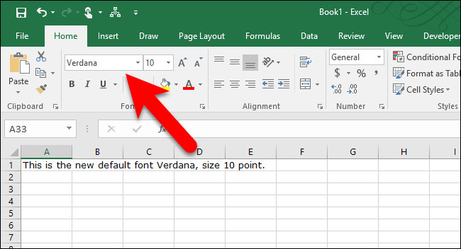 Thiết lập font chữ mặc định trên Excel trở nên dễ dàng và tiện ích hơn với bản cập nhật vào năm