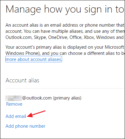 Cách thay đổi địa chỉ email chính cho tài khoản Microsoft