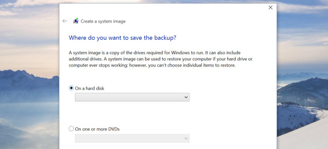 System Image Backups