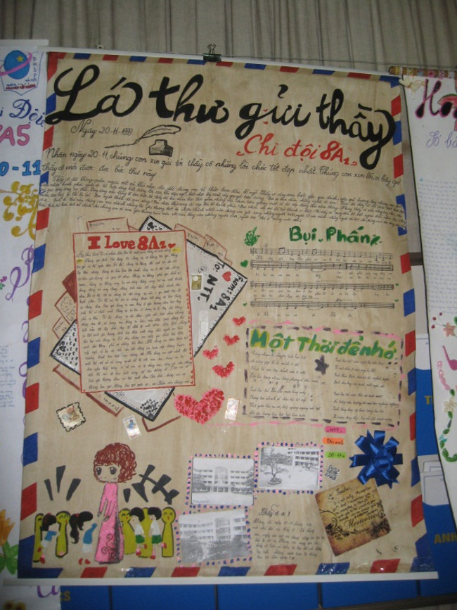 Mẫu bích báo đẹp ngày Nhà giáo Việt Nam 