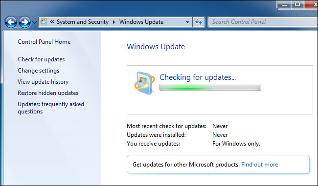 Quản lý Windows Update