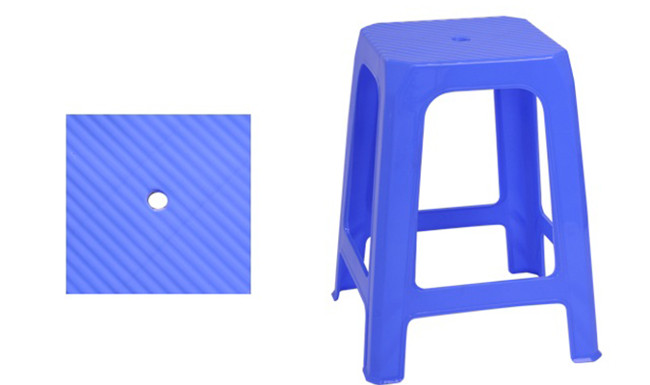 Lỗ tròn trên nghế nhựa 