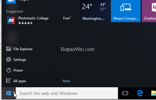  Sửa lỗi Start Menu và Cortana