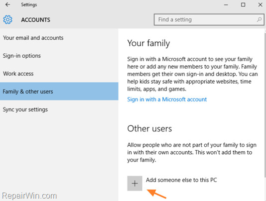 Tạo một tài khoản người dùng mới