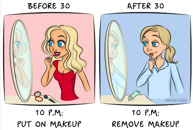 Phụ nữ trước và sau 30 tuổi 