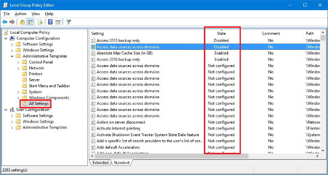 Cách reset thiết lập Local Group Policy trên Windows 10
