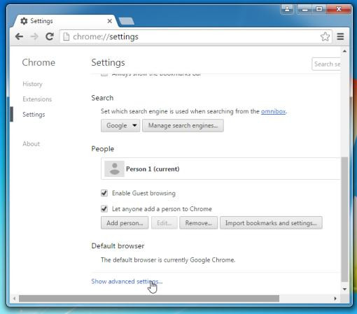 Gỡ bỏ tận gốc Delta Search trên trình duyệt Chrome, Firefox và Explorer