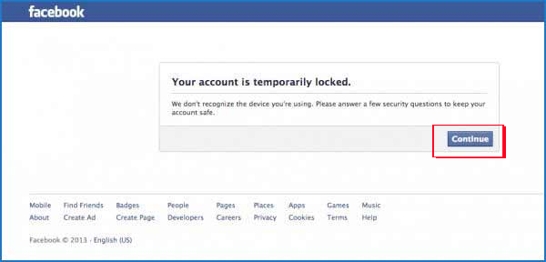 Mở khóa Facebook bị khóa