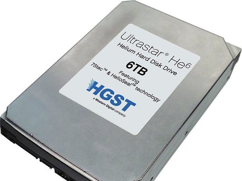 Ổ cứng với dung lượng lên đến 6 TB được HGST giới thiệu