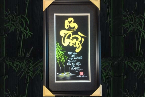 Tranh thư pháp tặng thầy cô 