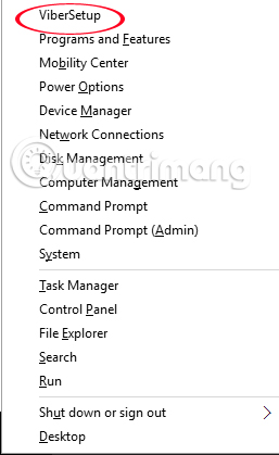 Hướng dẫn tối ưu hóa Power user menu Windows 10