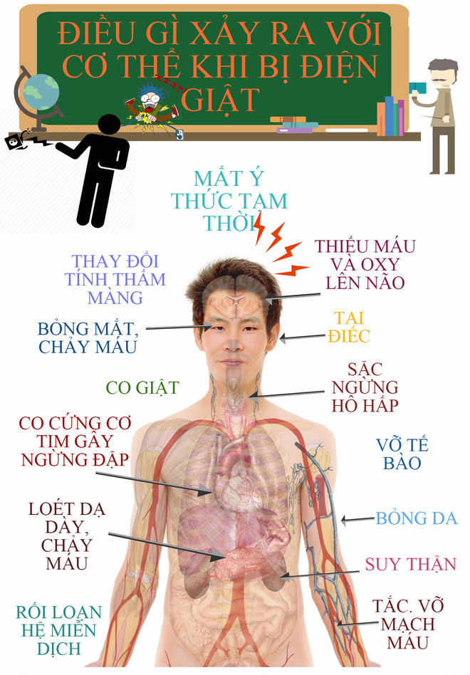 Tác hại của điện giật 