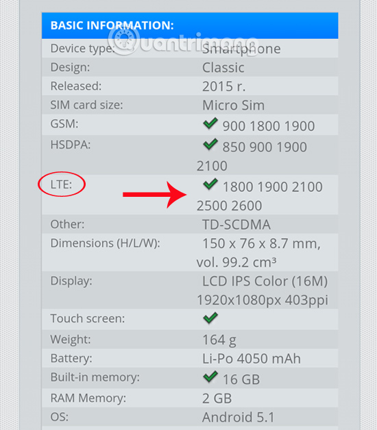 Làm sao để biết smartphone của bạn có hỗ trợ 4G hay không?