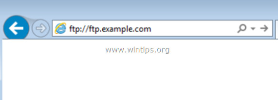 Sử dụng trình duyệt Web để kết nối FTP Server