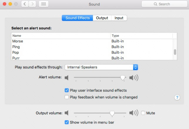 Cách tùy chỉnh hiệu ứng âm thanh trên Mac OS