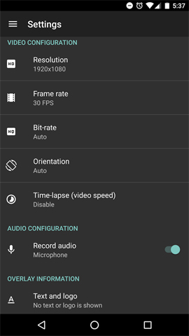 6 ứng dụng quay video màn hình điện thoại Android tốt nhất hiện nay Quay-video-Android-AZ-Screen-Settings