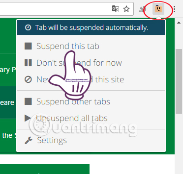 Cách chống ngốn RAM cho Google Chrome bằng The Great Suspender