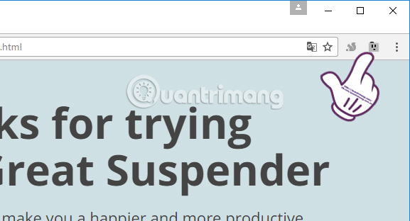Cách chống ngốn RAM cho Google Chrome bằng The Great Suspender